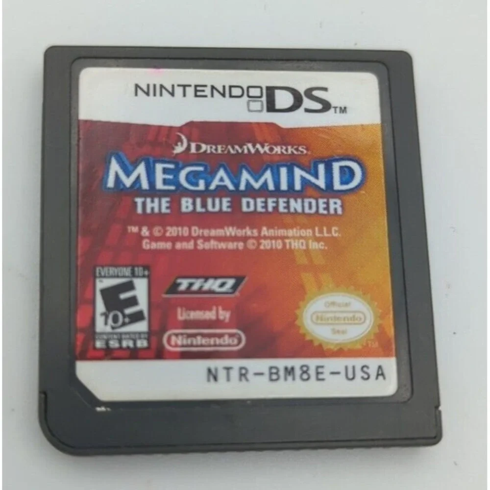 Harry Potter Deathly Hallows MEGAMIND Blue‎ Defender for Nintendo DS Lot of 2